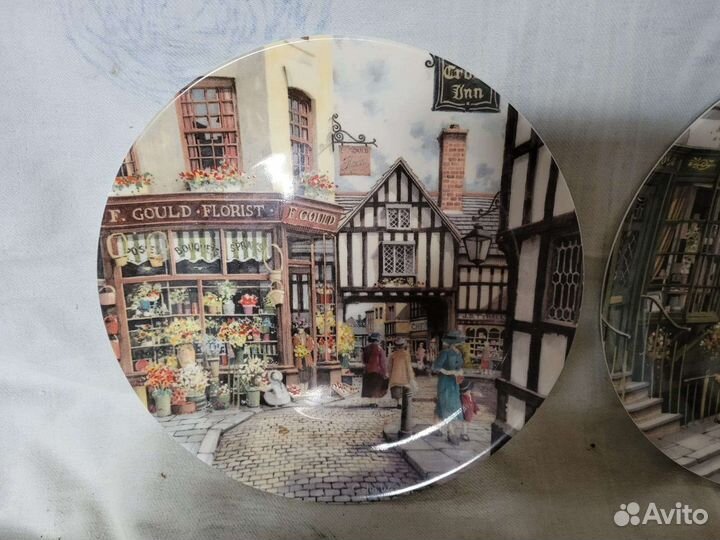 Коллекционные настенные тарелки 4 шт