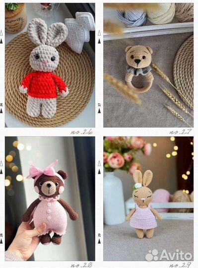 Игрушки ручной работы в наличии