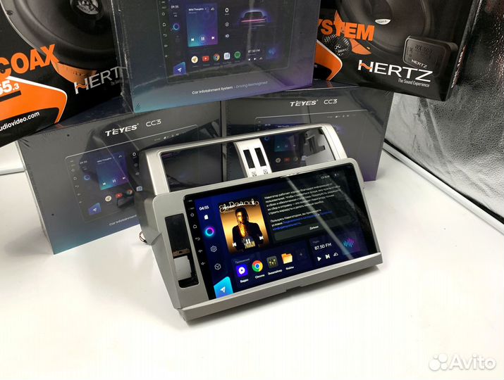 Магнитола на андройде Teyes CC3 4/64 для Тойота