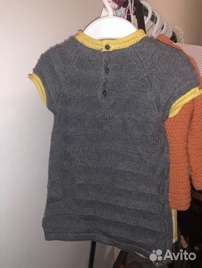 Вязанное платье для девочки