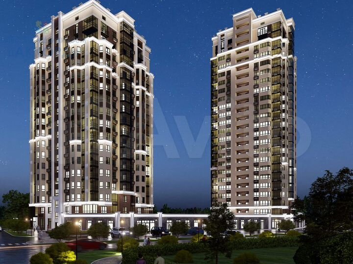 2-к. квартира, 67,9 м², 5/23 эт.