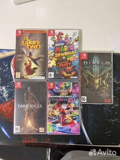 Игры N-switch: Diablo, Mario, Dark Souls