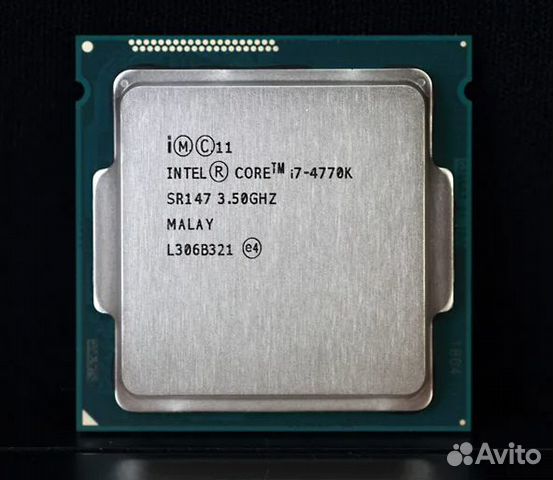 Процессор Intel core i7 4770k купить в Москве | Электроника | Авито