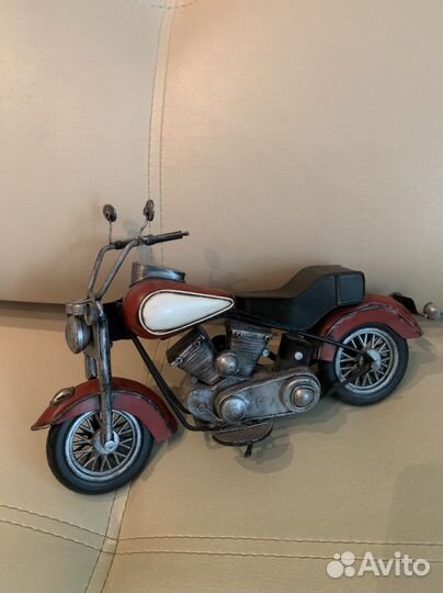 Сувенирная модель мотоцикла Харлей из металла