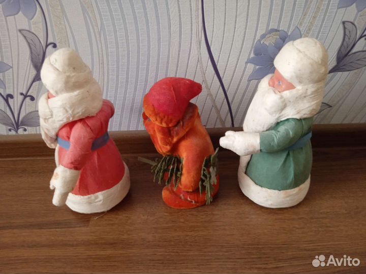 Дед Морозы.ссср.Высота 26 см