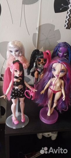 Куклы Rainbow high Shadow high Monster high