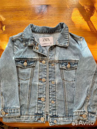 Джинсовая куртка zara для девочки
