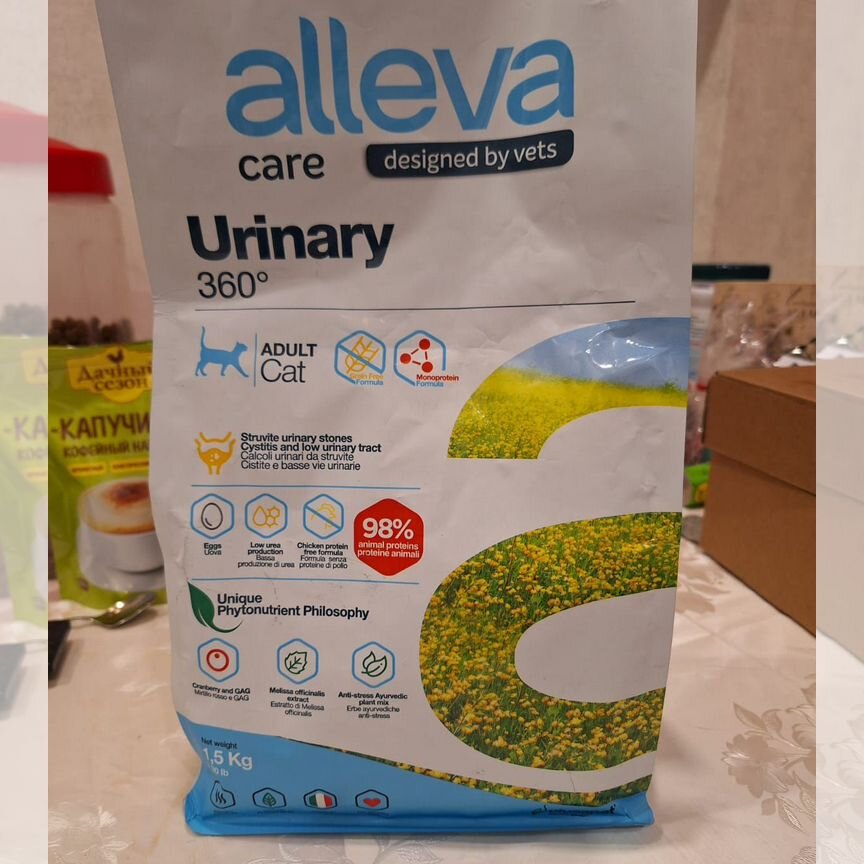 Alleva Care Urinary сухой корм для кошек, при мкб