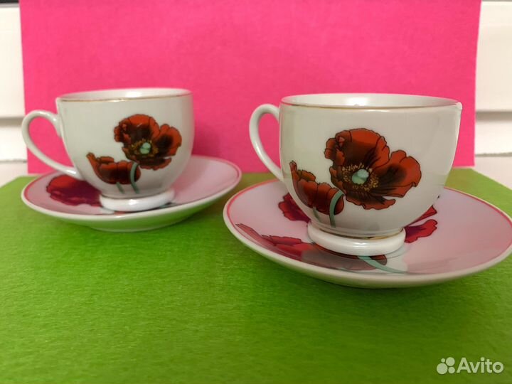 Чашка с блюдцем кофейная