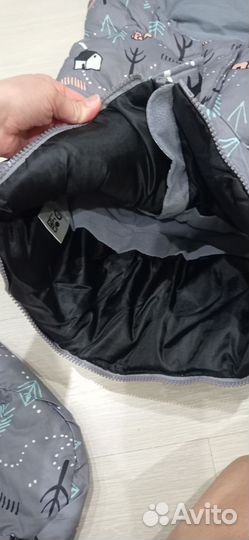 Зимний конверт с варежками Leokid