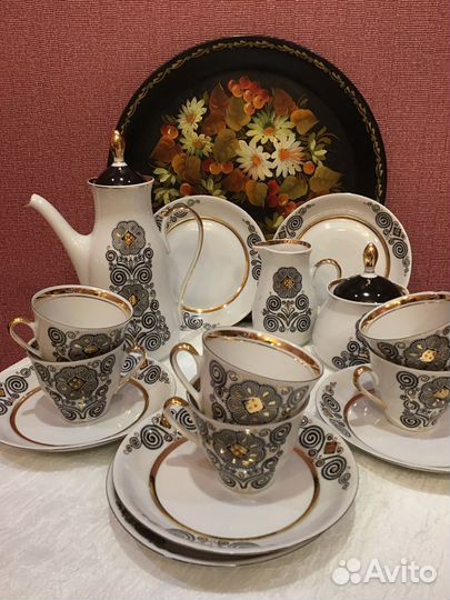 Сервиз кофейный Рижский винтаж