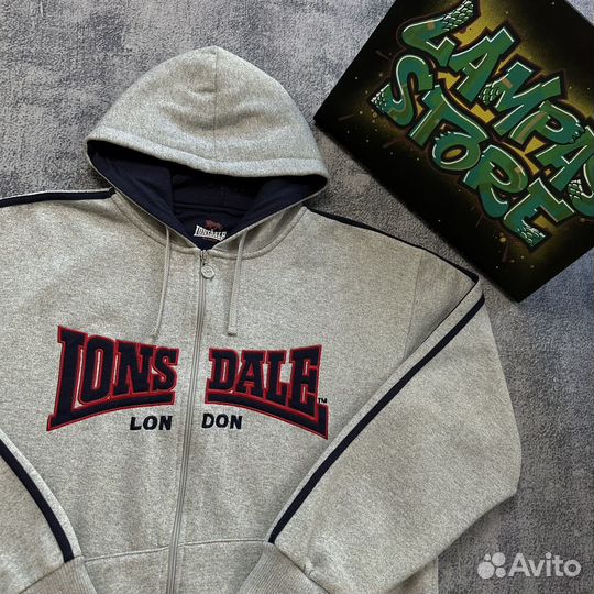Зип худи Lonsdale Vintage оригинал новая