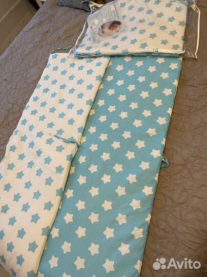 Бортики на детскую кроватку