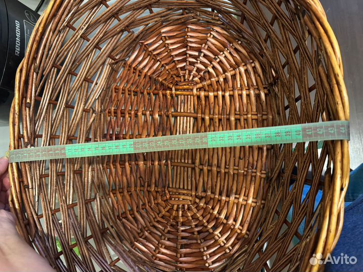 Корзина плетеная большая