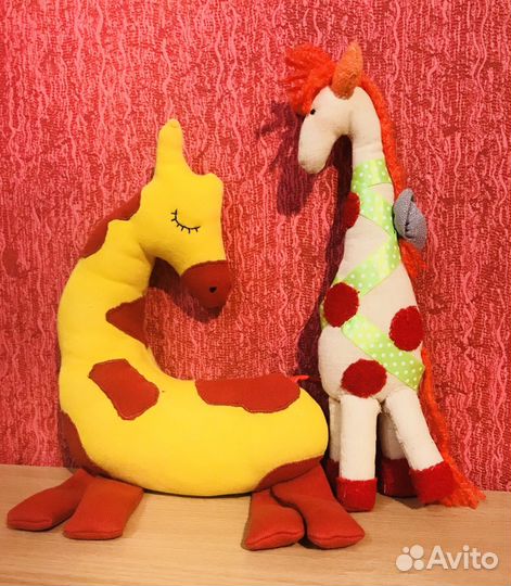 Текстильные куклы, игрушки