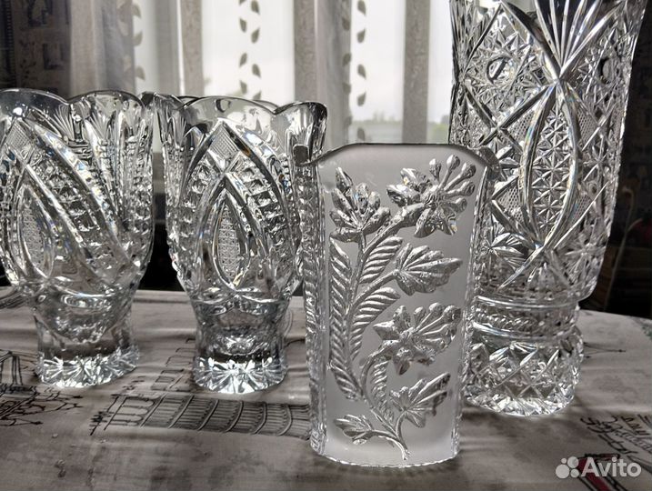 Хрустальные вазы СССР
