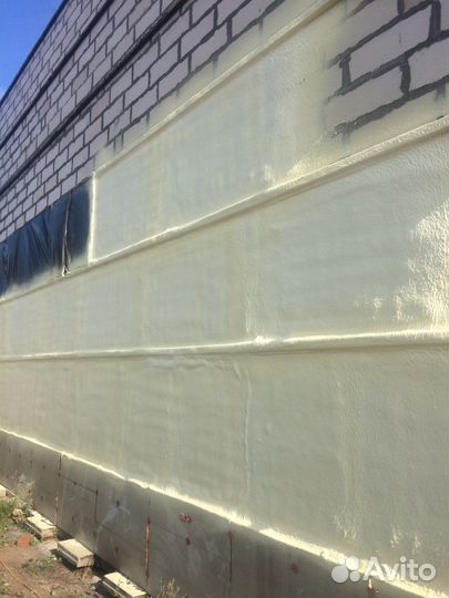 Утеплять пеной, дома,ангара,склада,ёмкост