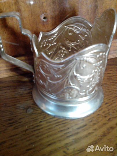 Подстаканник советский алюминиевый да