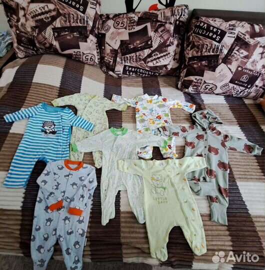 Вещи пакетом на мальчика от 3 до 6 мес