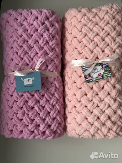 Плед детский из пряжи Alize puffy