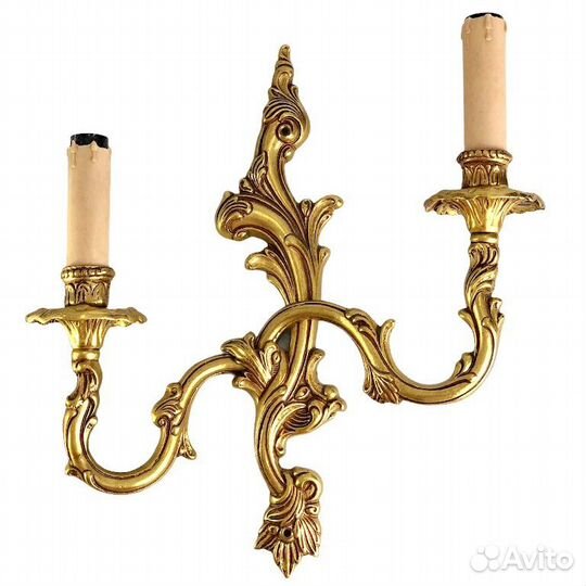 Бра настенное, бронза