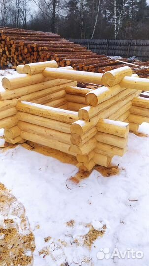 Сруб для колодца