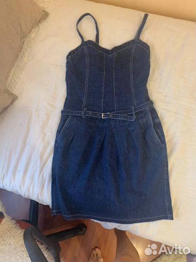 Джинсовый сарафан apart