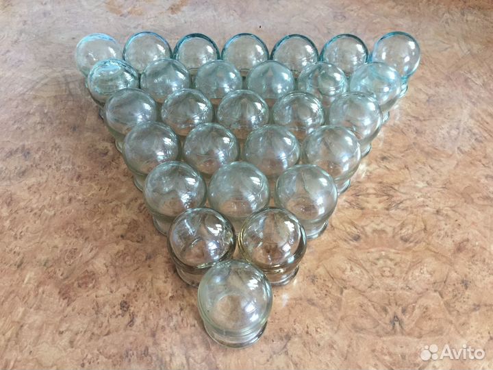 Банки медицинские для вакуумного массажа,советские