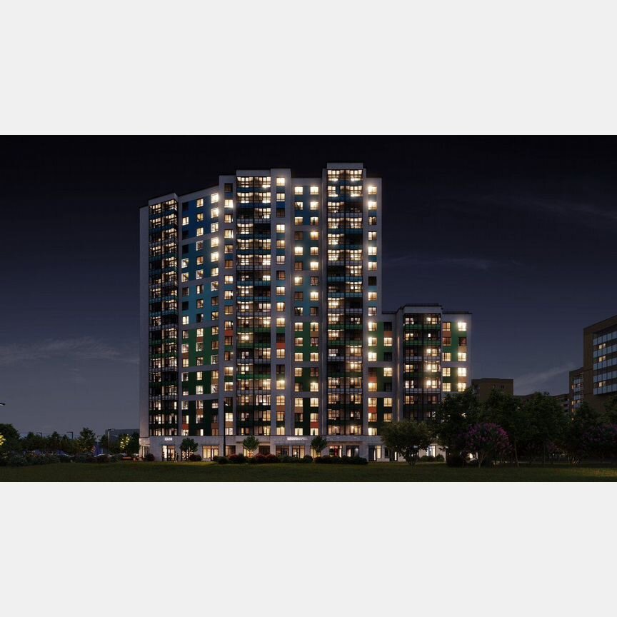 1-к. квартира, 35 м², 10/18 эт.