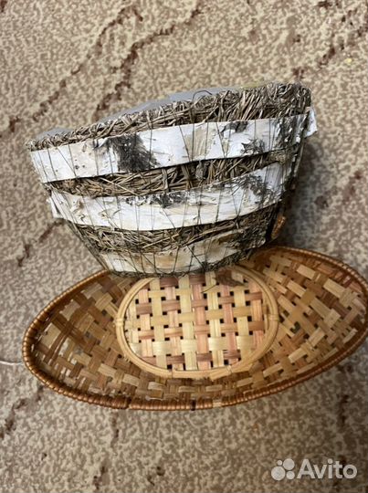 Корзиночки плетеные