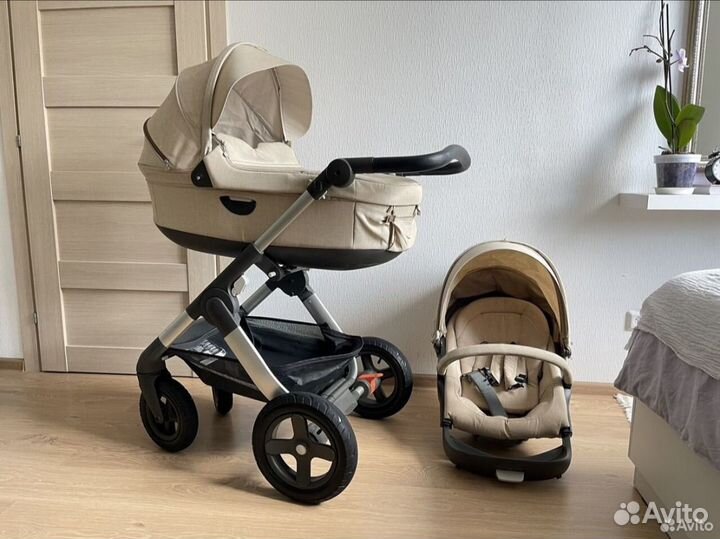 Коляска 2 в 1 stokke trailz