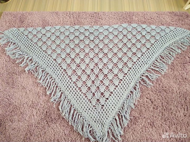 Платок шаль ручная работа, новый