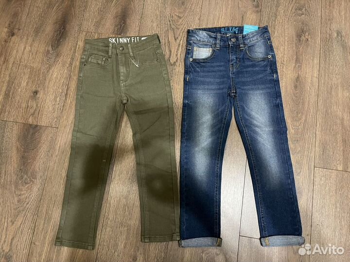 Новые джинсы для мальчика 110 рост