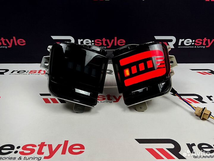 Катафоты Toyota Land Cruiser 200 с16г Тюнинг