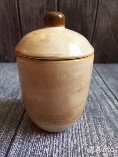 Банка для сыпучих продуктов, керамика, 550 мл