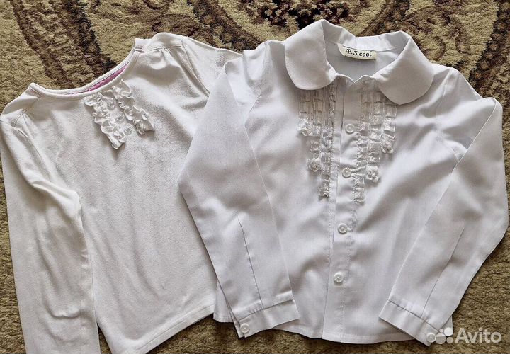 Школьные Блузки 122-128 рост
