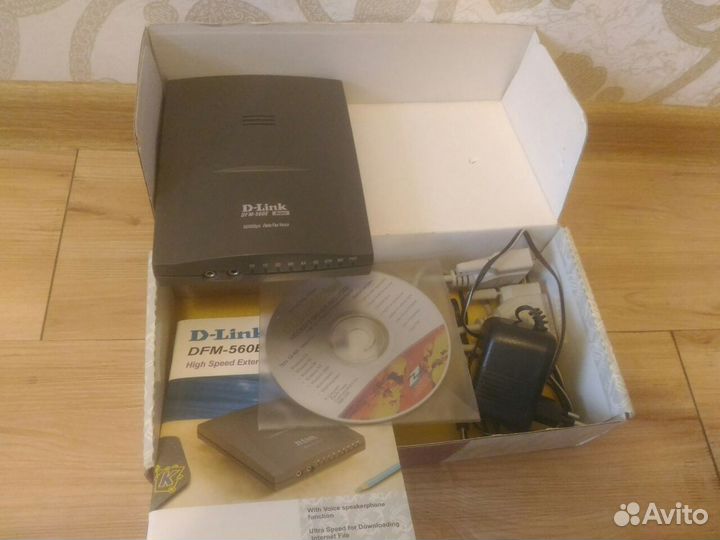 Факс-модем D-Link DFM-560E аналоговый ретро