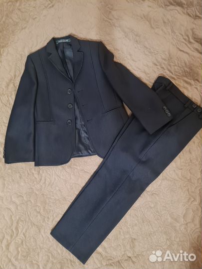Школьный костюм для мальчика 122 128 синий