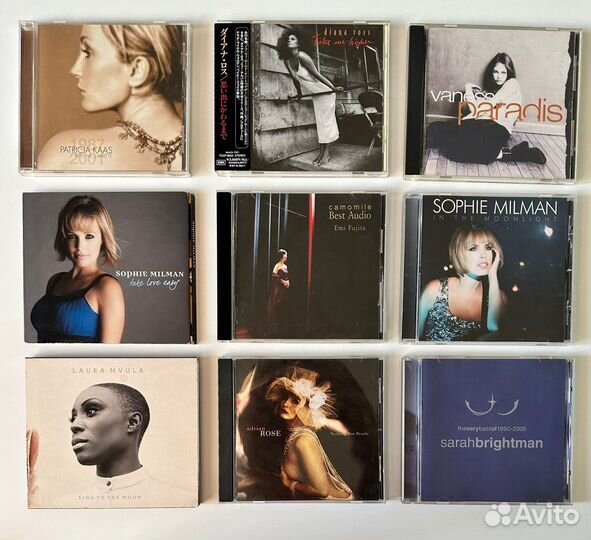 CDдискиWhitney Houston/celine dion/Cher и др