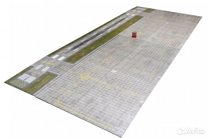 Макет аэропорта со взлётно-посадочной полосой