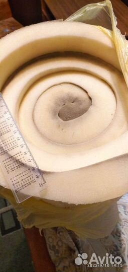 Поролон мебельный новый 1м на2м