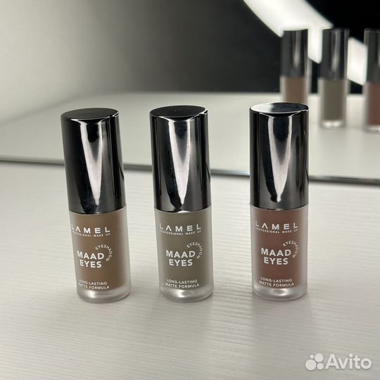 Жидкие матовые тени для век Lamel тон 403