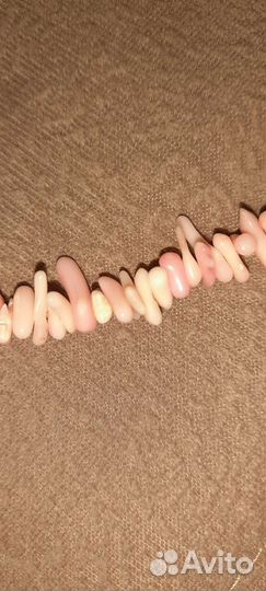 Бусы из натурального коралла. Длина 50 см.новые