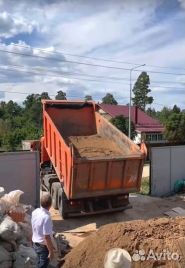 Песок карьерный для подушки