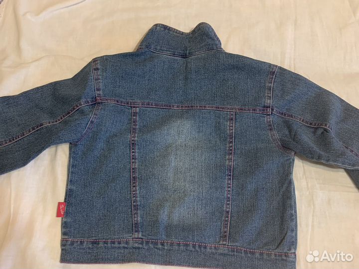 Джинсовый костюм для девочки