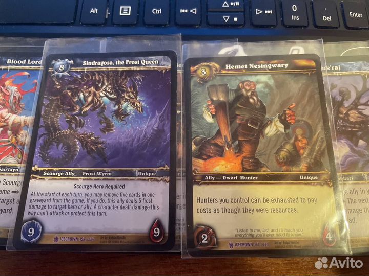 World of warcraft Trading Card Game Карточки