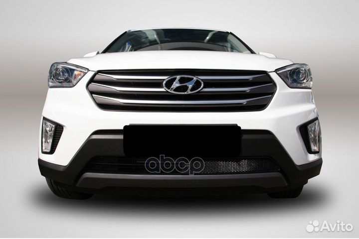Сетка на бампер внешняя для hyundai Creta 2016