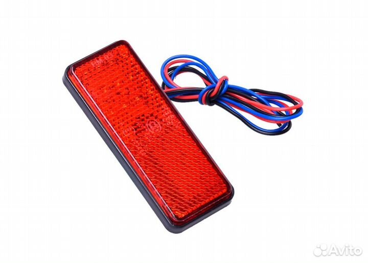 Катафот прямоугольный для мото