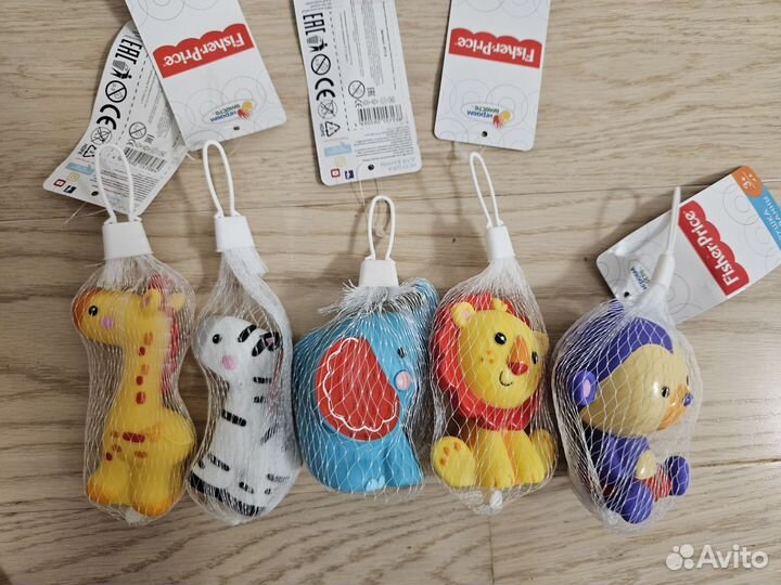 Игрушки для ванны/ для купания Fisher Price новые