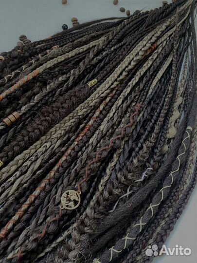 Комплект де косы и дреды